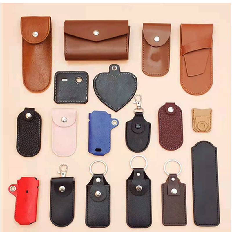 Lederschlüsselschnalle, USB Drive Ledertasche, verschiedene kleine Lederartikel, Leder -Brieftaschenkartenhülle